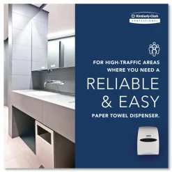 Kimberly-Clark Professional Sanitouch Manual Hard Roll Towel Dispenser - Touchless Dispenser - 16.1