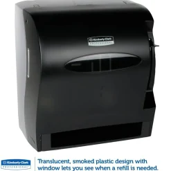 Kimberly-Clark Professional In-Sight LEV-R-MATIC Roll Towel Dispenser, Smoke Gray
