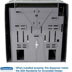 Kimberly-Clark Professional In-Sight LEV-R-MATIC Roll Towel Dispenser, Smoke Gray
