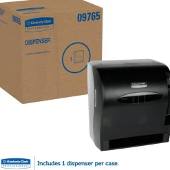 Kimberly-Clark Professional In-Sight LEV-R-MATIC Roll Towel Dispenser, Smoke Gray