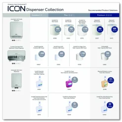 Kimberly-Clark Professional* ICON Automatic Roll Towel Dispenser, 20.12 x 16.37 x 13.5, Silver Mosaic