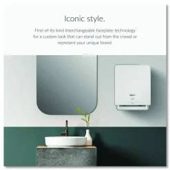 Kimberly-Clark Professional* ICON Automatic Roll Towel Dispenser, 20.12 x 16.37 x 13.5, White Mosaic