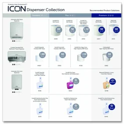 Kimberly-Clark Professional* ICON Automatic Roll Towel Dispenser, 20.12 x 16.37 x 13.5, White Mosaic