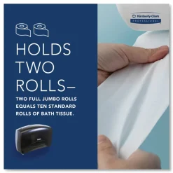 Kimberly Clark Professional Plastic Jumbo Roll Toilet Paper Dispenser, Smoke
