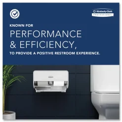 Kimberly Clark Professional Plastic Jumbo Roll Toilet Paper Dispenser, Smoke