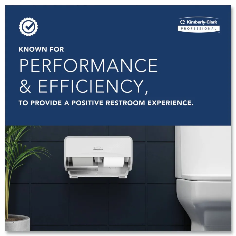 Kimberly Clark Professional Plastic Jumbo Roll Toilet Paper Dispenser, Smoke