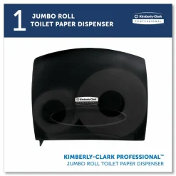 Kimberly-Clark Professional* JRT Jr. Escort Jumbo Bathroom Tissue Dispenser, 13.33 x 5.75 x 16, Smoke