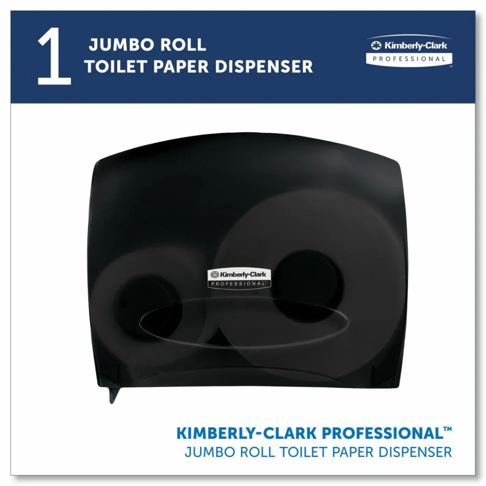 Kimberly-Clark Professional* JRT Jr. Escort Jumbo Bathroom Tissue Dispenser, 13.33 x 5.75 x 16, Smoke