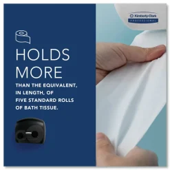 Kimberly-Clark Professional* JRT Jr. Escort Jumbo Bathroom Tissue Dispenser, 13.33 x 5.75 x 16, Smoke
