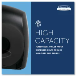 Kimberly-Clark Professional* JRT Jr. Escort Jumbo Bathroom Tissue Dispenser, 13.33 x 5.75 x 16, Smoke