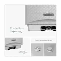 Kimberly-Clark Professional* ICON Automatic Soap and Sanitizer Dispenser, 1.2 L, 8.06 x 14.18 x 4.75, Silver Mosaic
