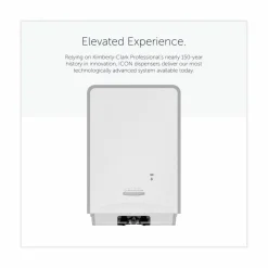 Kimberly-Clark Professional* ICON Automatic Soap and Sanitizer Dispenser, 1.2 L, 8.06 x 14.18 x 4.75, White Mosaic