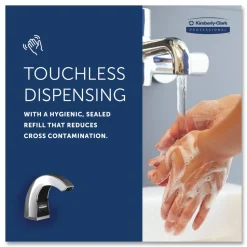 Kimberly-Clark Professional* Touchless Counter Mount Skin Care Dispenser, 1.5 L, 2.12 x 4.25 x 5.56, Chrome