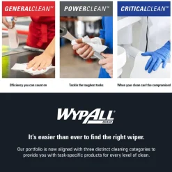 Kimberly-Clark Professional Wipers WypAll X60 Pop-Up Box, 9 1/10