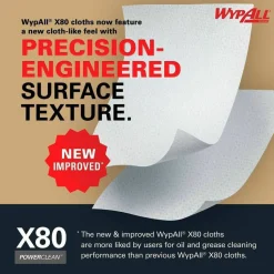 Kimberly-Clark Professional Wipers Wypall X80 Brag Box , Box Of 160
