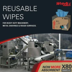 Kimberly-Clark Professional Wipers Wypall X80 Brag Box , Box Of 160