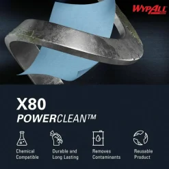 Kimberly-Clark Professional Wipers Wypall X80 Brag Box , Box Of 160