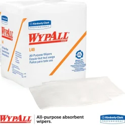 Kimberly-Clark Professional Wipers Wypall L40, 1/4 Fold, Pack Of 56
