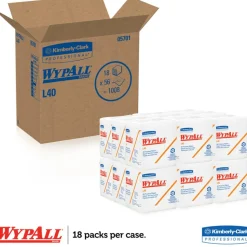 Kimberly-Clark Professional Wipers Wypall L40, 1/4 Fold, Pack Of 56
