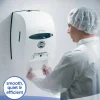 Kimberly-Clark Sanitouch Wall-Mount Hard Roll Towel Dispenser, 16 1/8" x 12 5/8" x 10 1/4", White