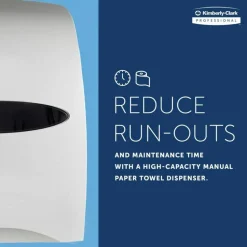 Kimberly-Clark Sanitouch Wall-Mount Hard Roll Towel Dispenser, 16 1/8