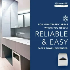 Kimberly-Clark Sanitouch Wall-Mount Hard Roll Towel Dispenser, 16 1/8