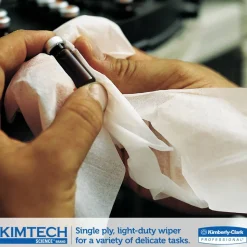 KIMTECH Kimwipes 1-Ply Delicate Task Wipers, 4-7/16