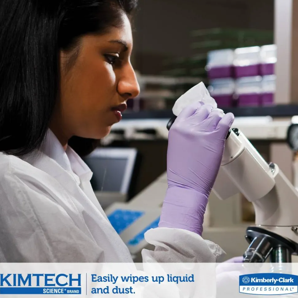 KIMTECH Kimwipes 1-Ply Delicate Task Wipers, 4-7/16" x 8-7/16", White, Box Of 280 Wipes