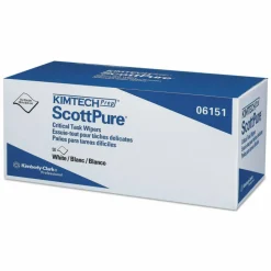Kimtech SCOTTPURE Critical Task Wipers, 12 x 23, White, 50/Box, 8 Boxes/Carton