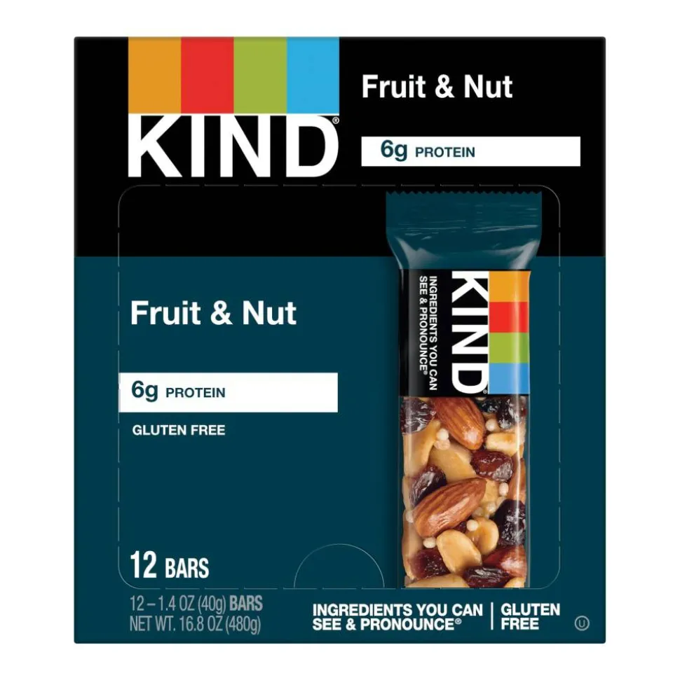 KIND Fruit & Nut Delight Bar, 1.4 Oz, Box Of 12