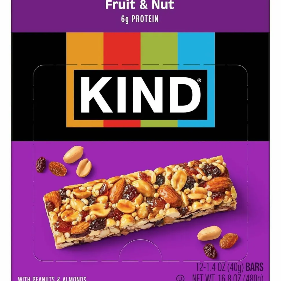 KIND Fruit & Nut Delight Bar, 1.4 Oz, Box Of 12