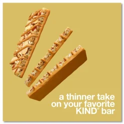 KIND Thins Dark Chocolate Nuts and Sea Salt/Caramel Almond and Sea Salt Variety Pack, 0.74 oz Bar, 20/Box