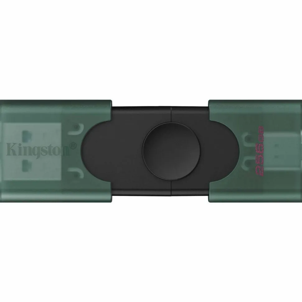 Kingston DataTraveler Duo 256GB (USB 3.2 (Gen 1) Type A + USB 3.2 (Gen 1) Type C) On-The-Go Flash Drive