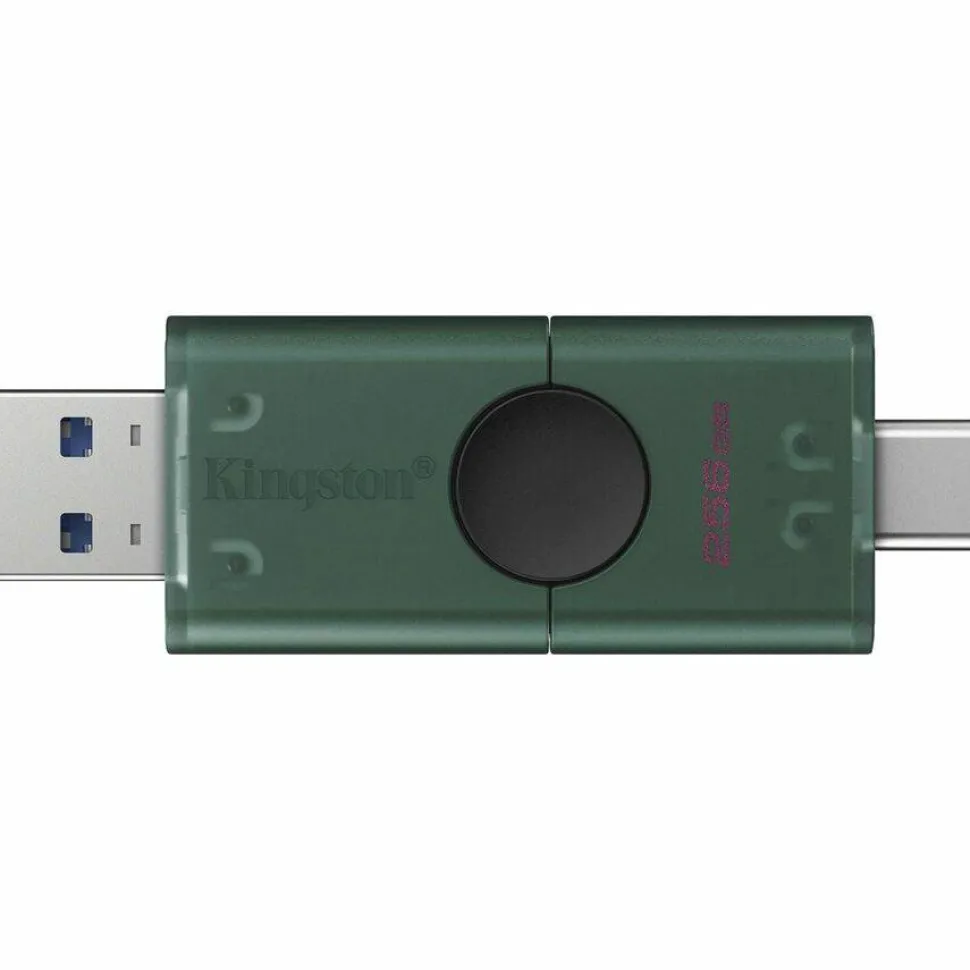 Kingston DataTraveler Duo 256GB (USB 3.2 (Gen 1) Type A + USB 3.2 (Gen 1) Type C) On-The-Go Flash Drive