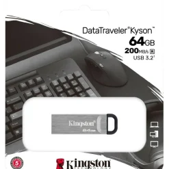 Kingston DataTraveler Kyson 64GB USB 3.2 (Gen 1) Type A Flash Drive