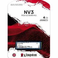 Kingston NV3 4 TB Solid State Drive - M.2 2280 Internal - PCI Express NVMe (PCI Express NVMe 4.0 x4)