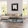Kintam 62.25" Tall Floor Lamp with Metal Shade in Brushed Brass/Matte Black