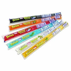 Kisko Giant Freezies, 6 Assorted Flavors, 5.5 oz Sleeve, 50 Sleeves/Box
