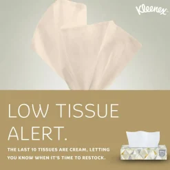 Kleenex FSC Certified 2-Ply Facial Tissues, 8 2/5" x 8 3/5", White, 125 Tissues Per Box, Case Of 48 Boxes