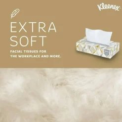 Kleenex FSC Certified 2-Ply Facial Tissues, 8 2/5