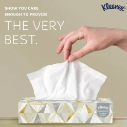 Kleenex FSC Certified 2-Ply Facial Tissues, 8 2/5