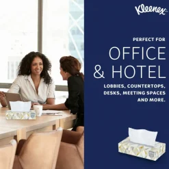 Kleenex FSC Certified 2-Ply Facial Tissues, 8 2/5