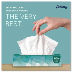 Kleenex White Facial Tissue for Business, Pop-Up Box, 2-Ply, 100 Sheets/Box, 36 Boxes/Carton