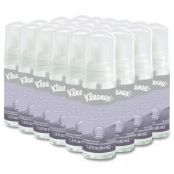 Kleenex Alcohol-Free Foam Hand Sanitizer, 1.5 oz Pump Bottle, Unscented, 24/Carton