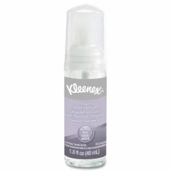 Kleenex Alcohol-Free Foam Hand Sanitizer, 1.5 oz Pump Bottle, Unscented, 24/Carton