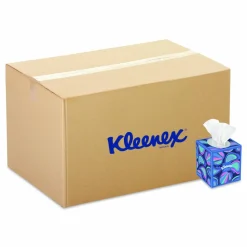 Kleenex Anti-Viral Facial Tissue, 3-Ply, White, 55 Sheets/Box, 27 Boxes/Carton