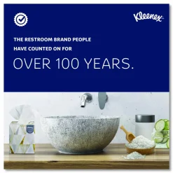 Kleenex Anti-Viral 3-Ply Facial Tissue, White, 68 Sheets Per Box, Carton Of 12