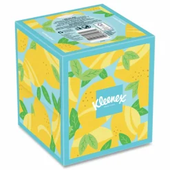 Kleenex Lotion Facial Tissue, 3-Ply, White, 60 Sheets/Box, 27 Boxes/Carton
