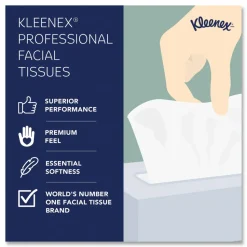 Kleenex Naturals Premium Facial Tissue, 95 Sheets Per Cube