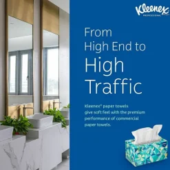 Kleenex1-Ply Hand Towels in a Pop-Up Box, 120 Sheets Per Box, Pack Of 18 Boxes